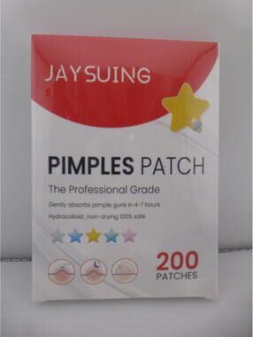 JAYSUING Pimple Patch Hydrocolloid Acne Spot Treatment 200 Count Tea Tree Oil Q8